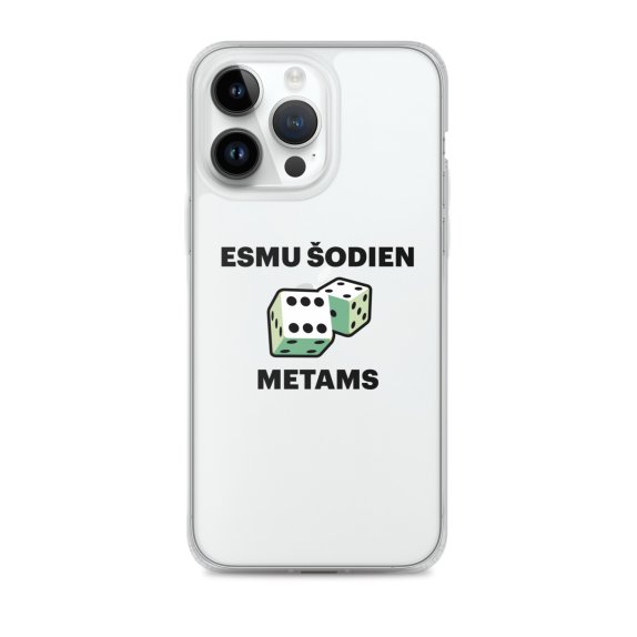 Esmu metams, iPhone telefona vāciņš