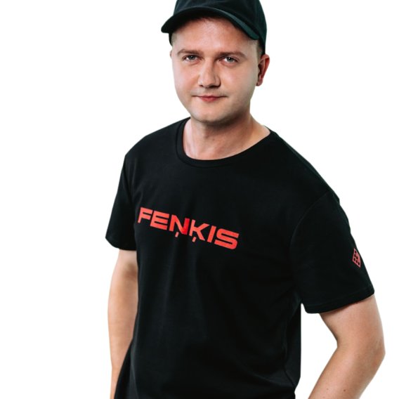 Image of Feņķis, melns T-krekls