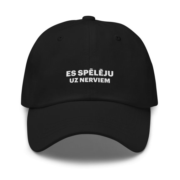 Spēlēju uz nerviem, melna tēta cepure