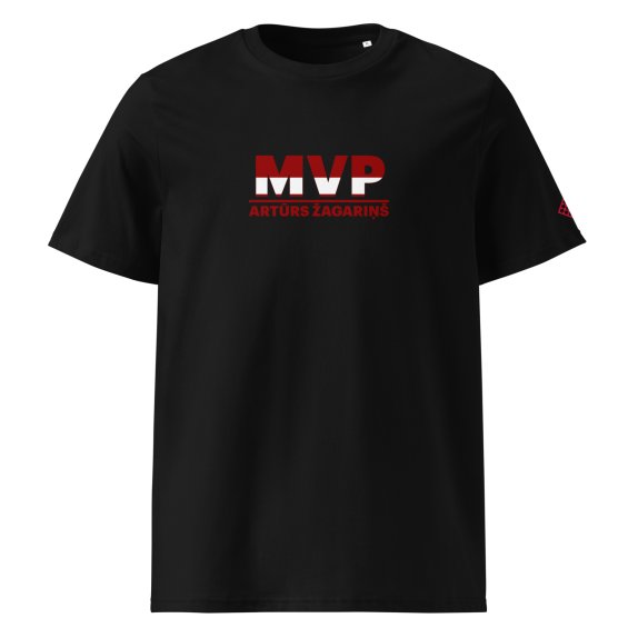 MVP, melns T-krekls, Unisex